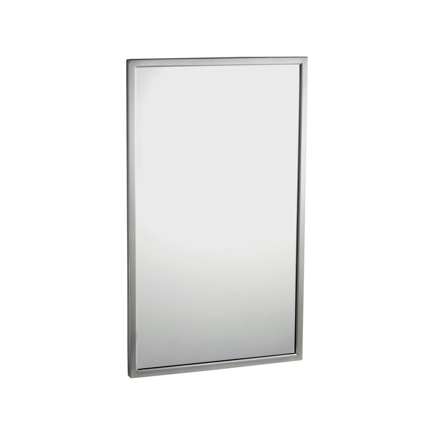 Glass Mirror With Stainless Steel Angle Frame Samrick