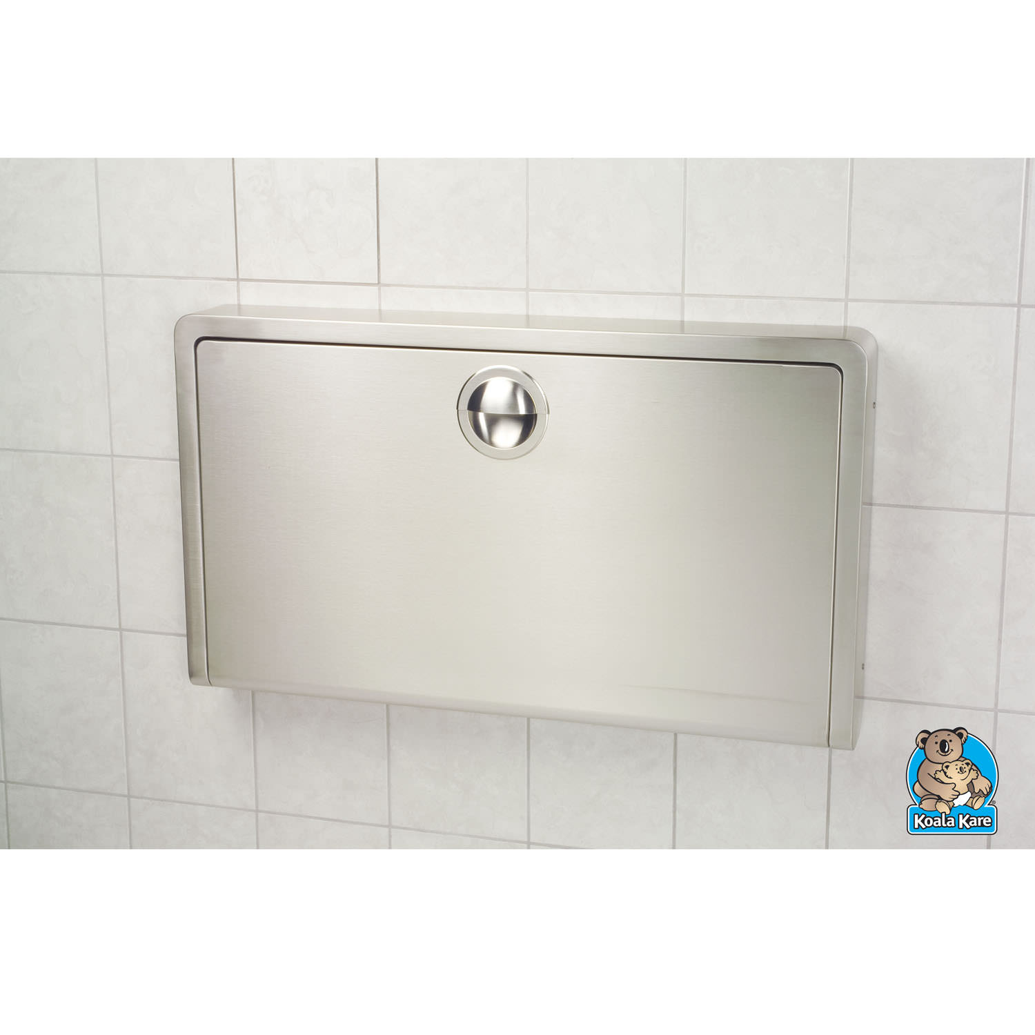 Koala Kare Stainless Steel Surface Mounted Horizontal Baby Changing ...