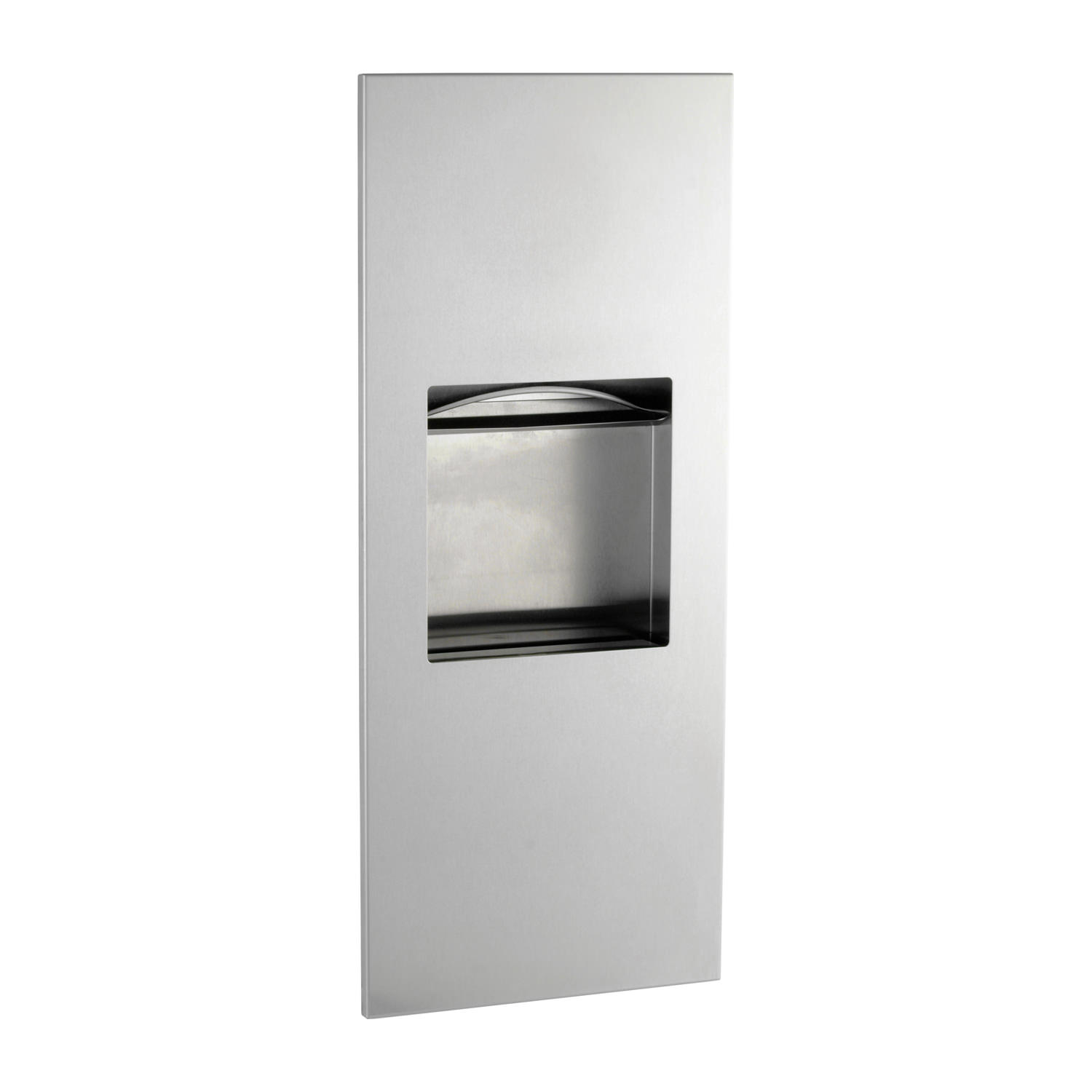 Recessed Paper Towel Dispenser And Waste Bin - Samrick